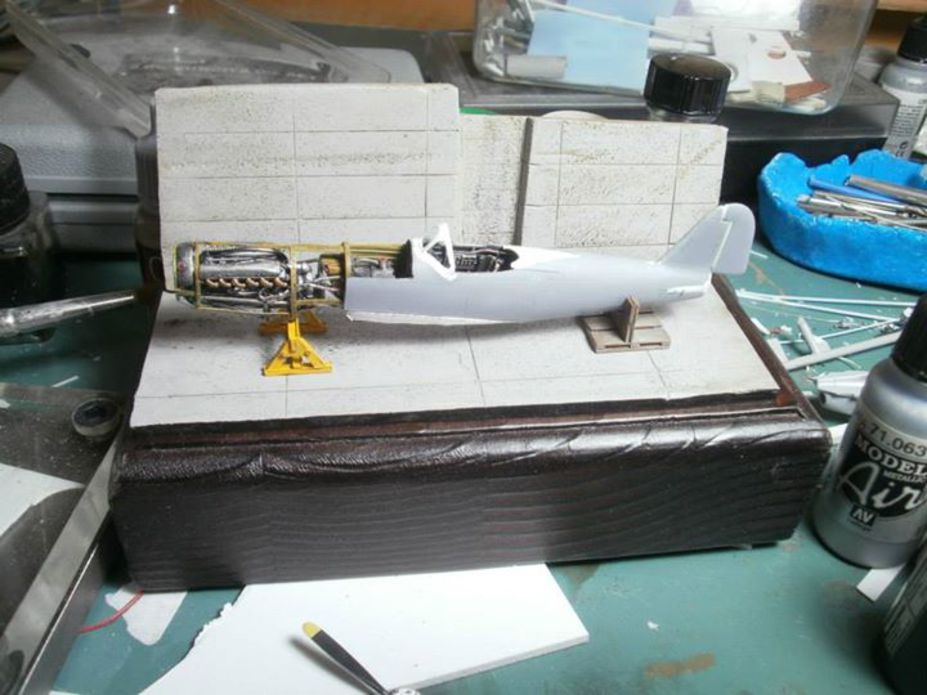 Scrap Fiat G 59 in the Museum Italia Air Force of Vigna di Valle (Rome Small 14