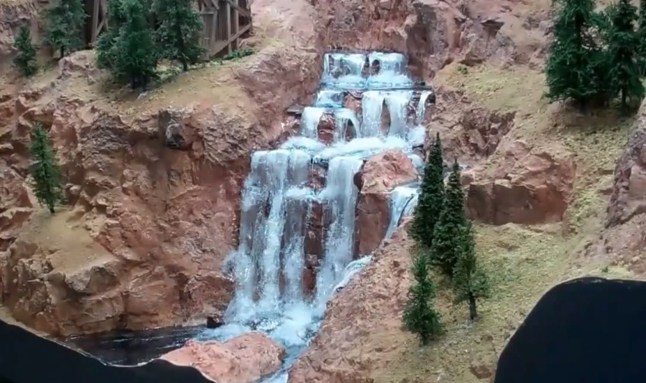 Bridge Across A Water Fall Small 6