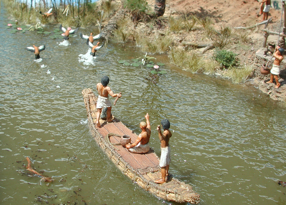 Duck hunting at the river Nile Small 1