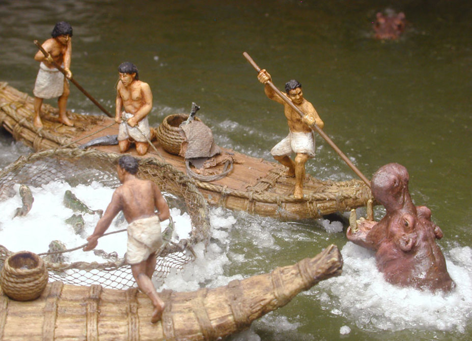 Life in ancient Egypt at the river Nile Small 5