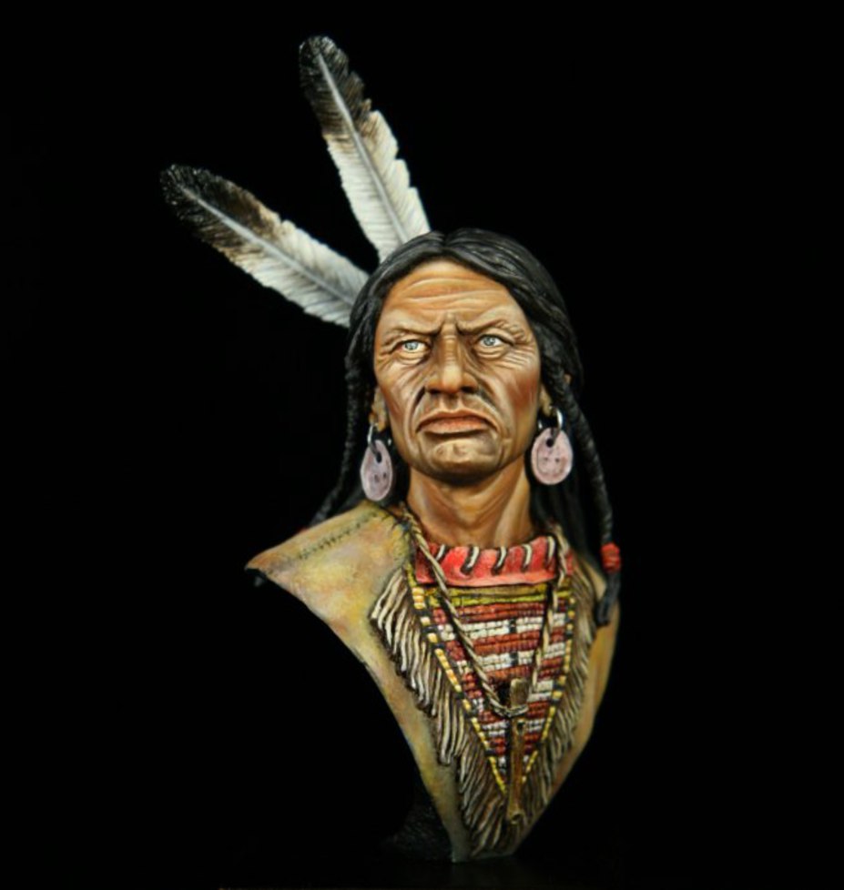 Native American Sioux (bust) made for the Masterclass Small 4