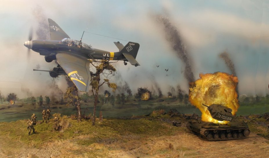 Hans Ulrich Rudel and his Stuka Small 6