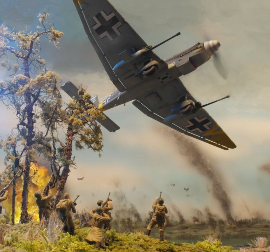 Hans Ulrich Rudel and his Stuka Small 8