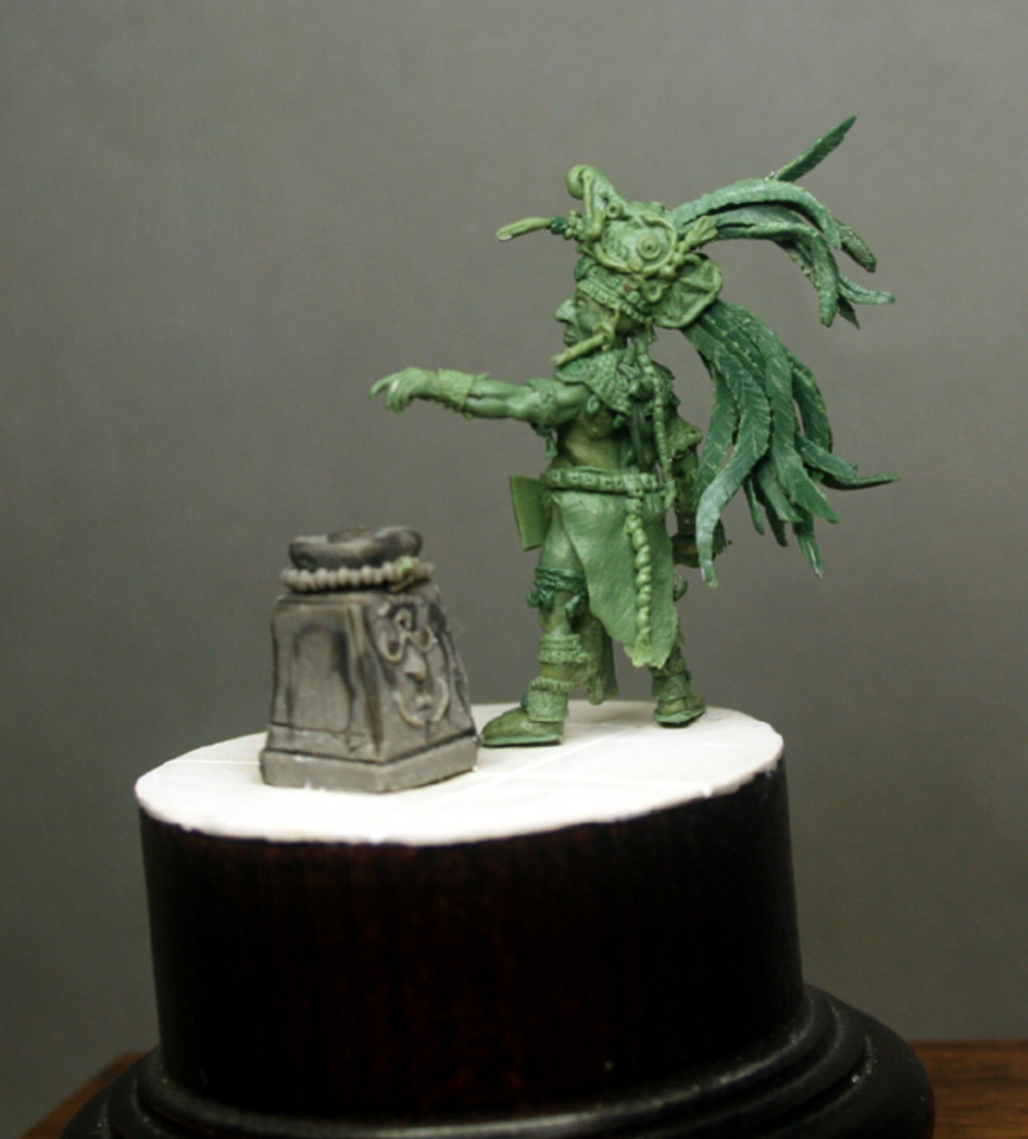 Mayan priests 32 mm at the eye line figure made for a private collecti Small 2
