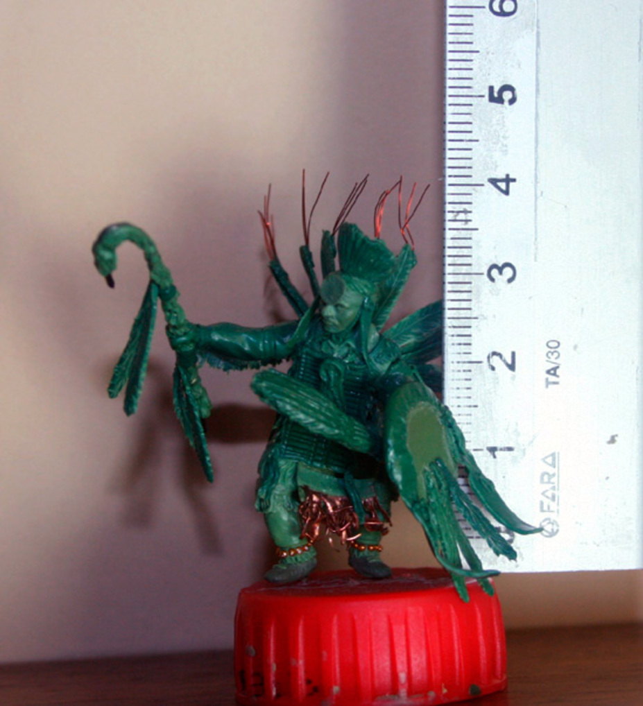Pow Wow Dancer 32 mm at the eye line figurine made for a private colle Small 5