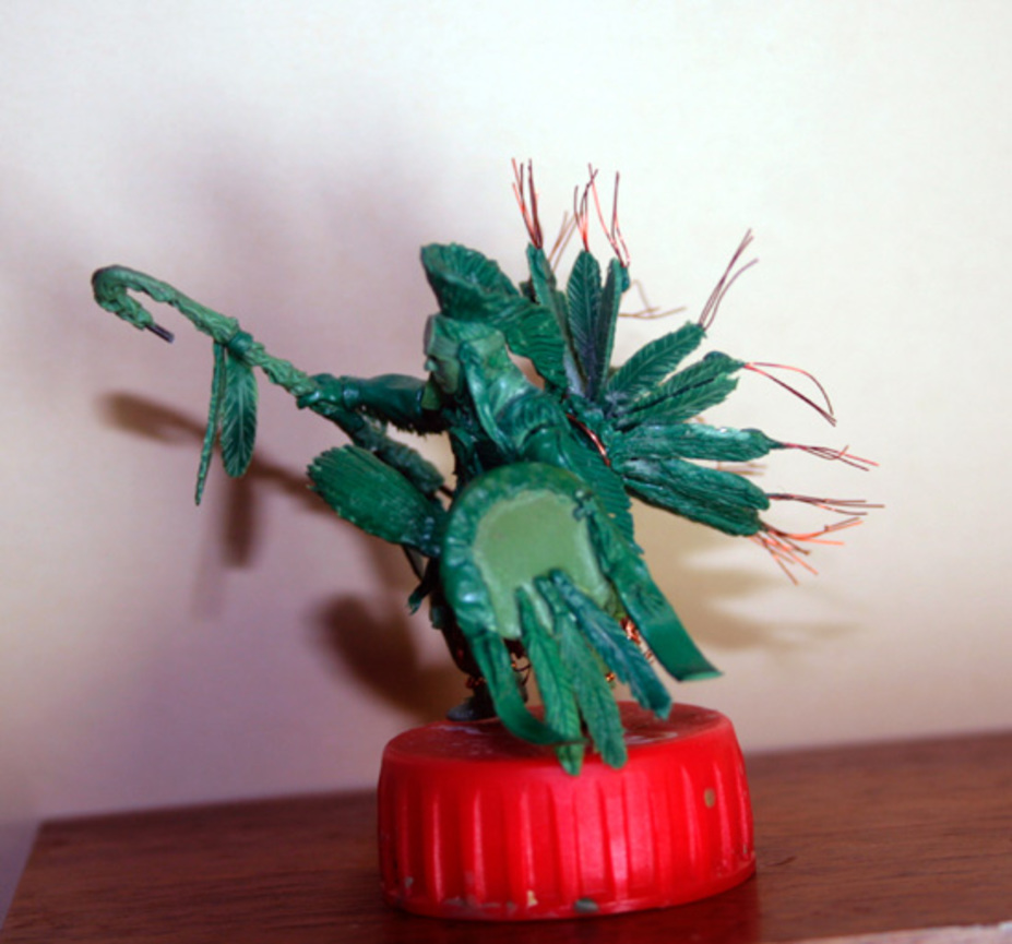 Pow Wow Dancer 32 mm at the eye line figurine made for a private colle Small 6