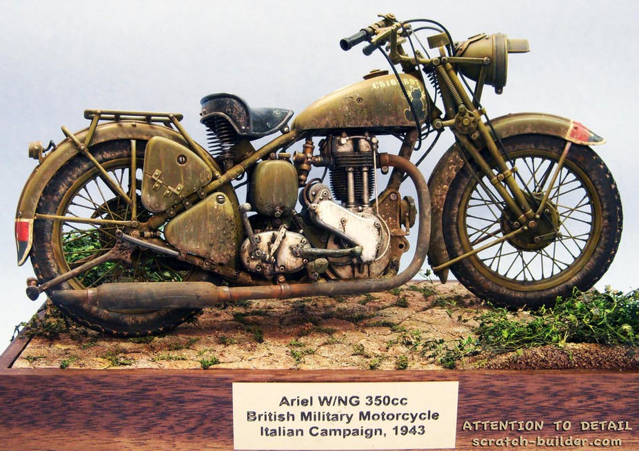 Ariel W/NG 350cc British Army Military Motorcycle Small 4