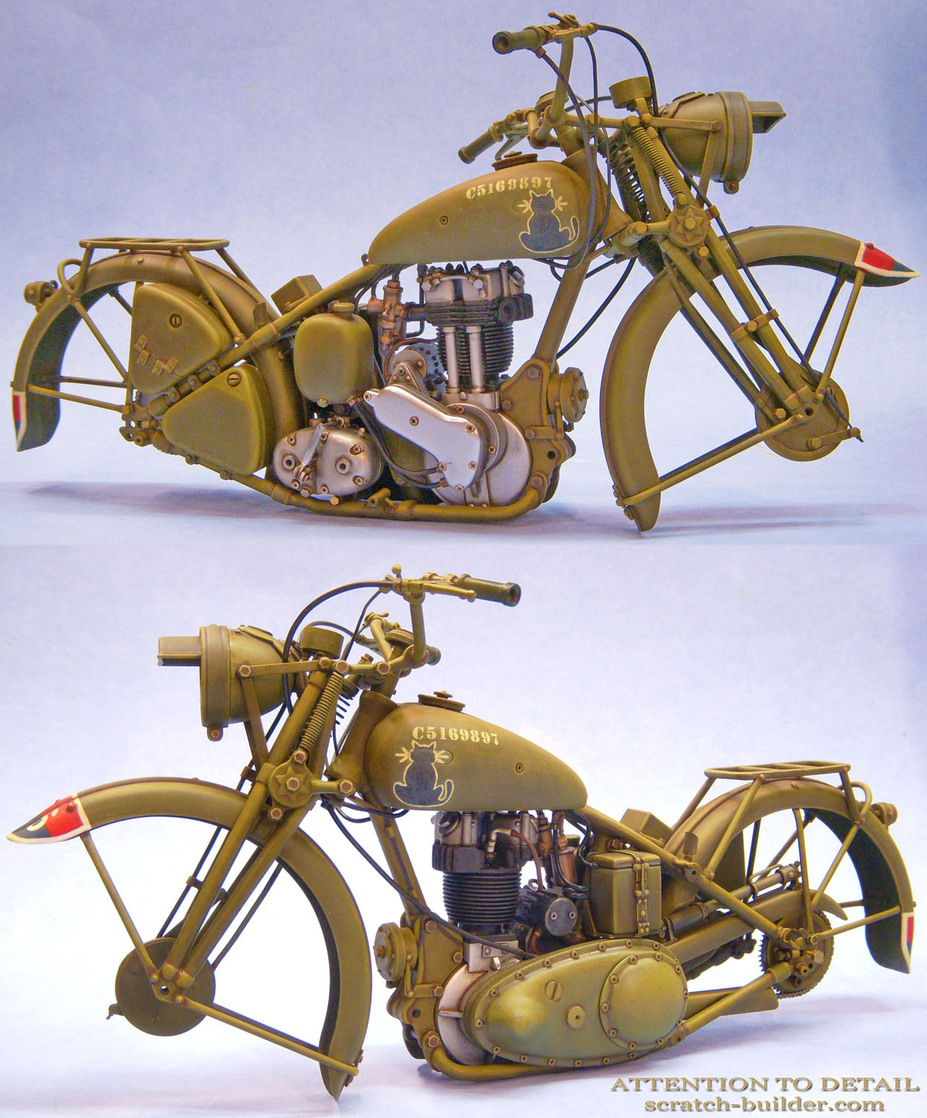 Ariel W/NG 350cc British Army Military Motorcycle Small 10