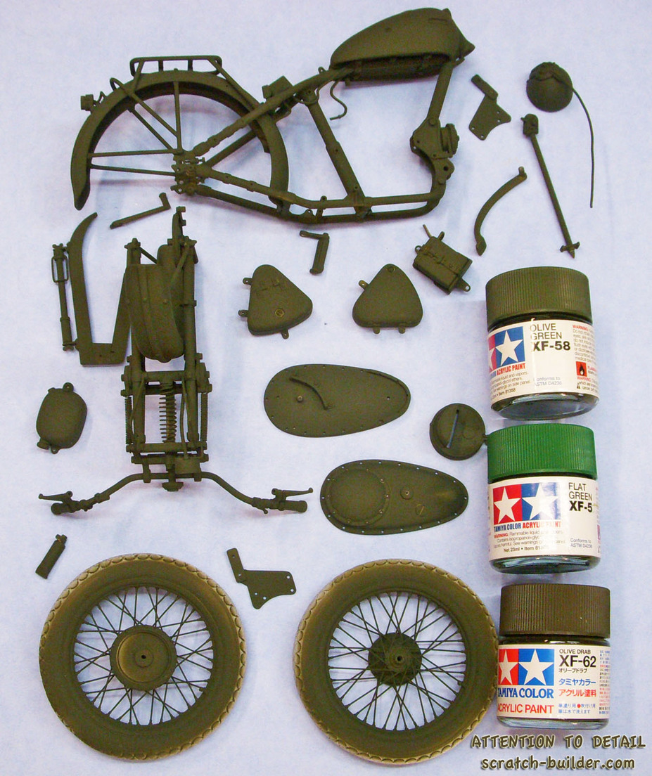 Ariel W/NG 350cc British Army Military Motorcycle Small 12