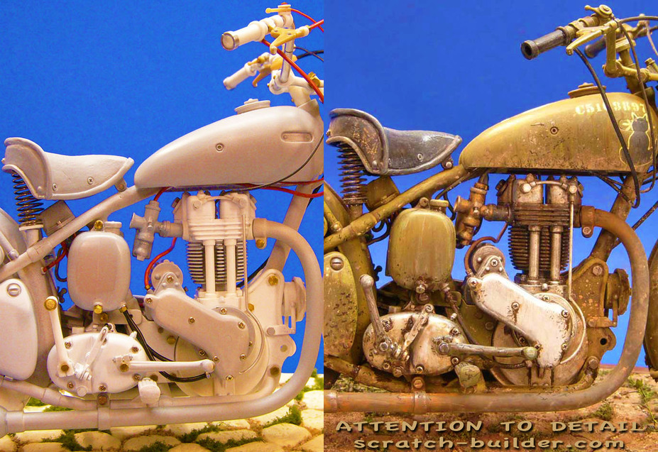 Ariel W/NG 350cc British Army Military Motorcycle Small 15