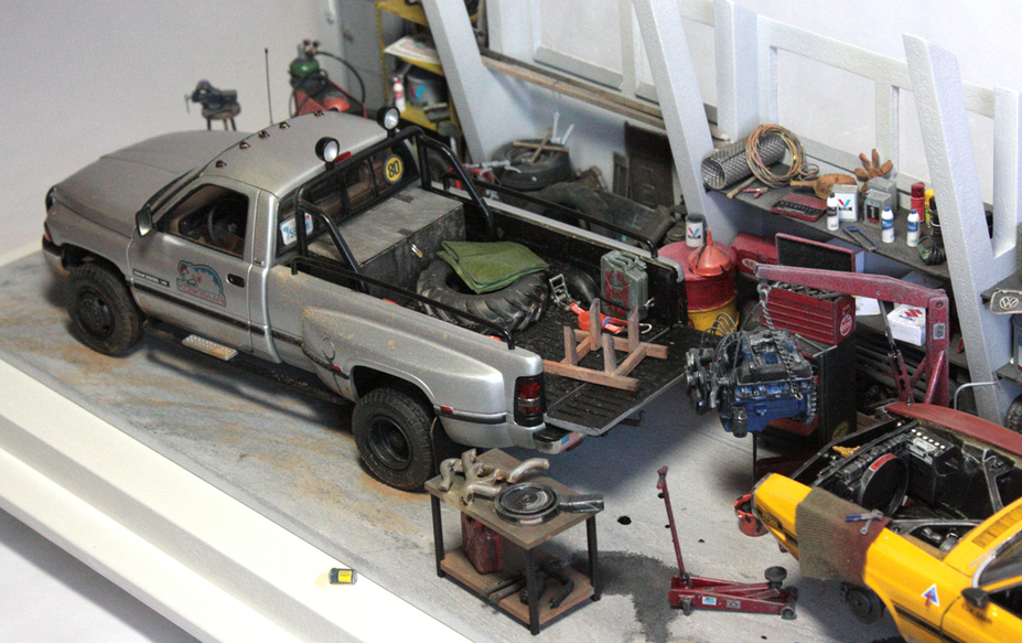 Shelby & RAM in garage Small 12