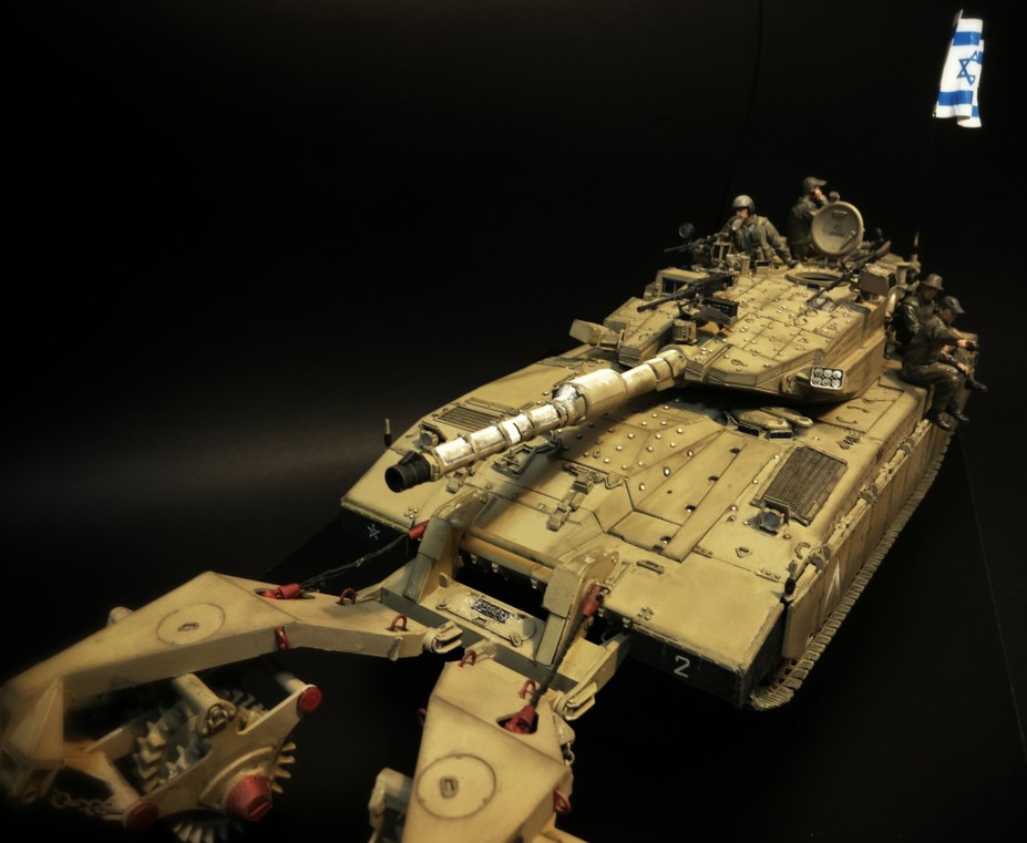 Merkava MkIII Baz w/Nochri Dalet Mine Roller System Small 2