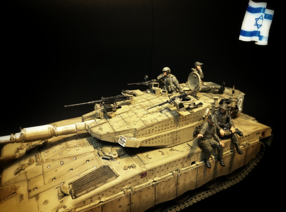Merkava MkIII Baz w/Nochri Dalet Mine Roller System Small 3