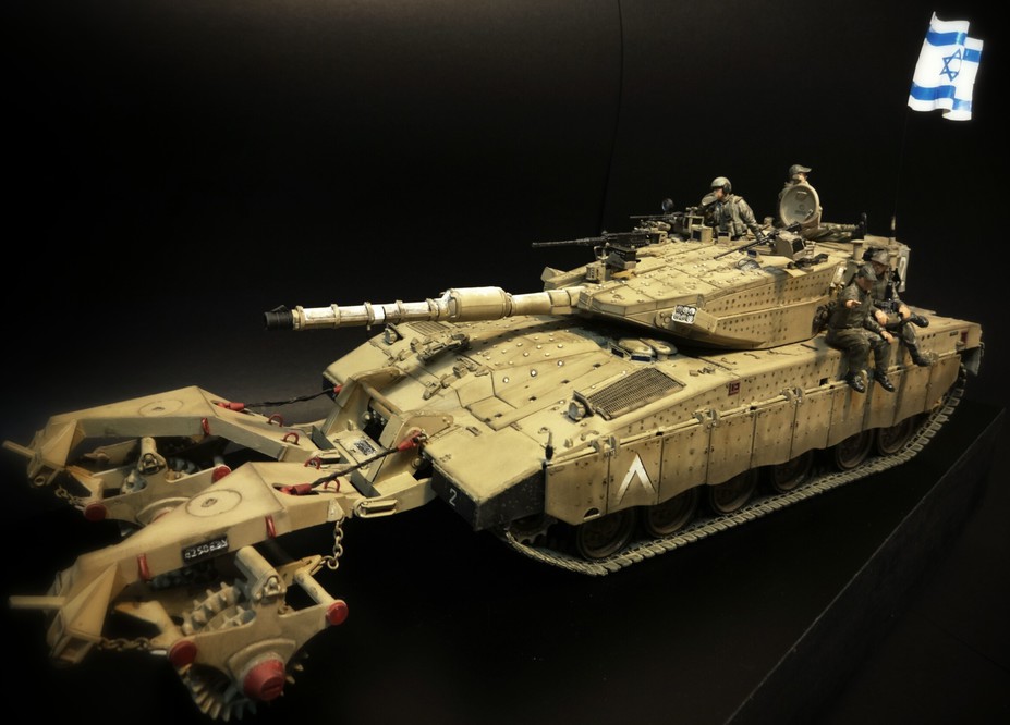 Merkava MkIII Baz w/Nochri Dalet Mine Roller System Small 6