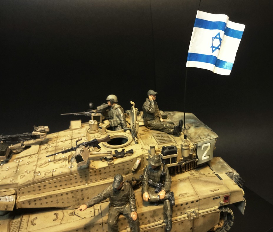 Merkava MkIII Baz w/Nochri Dalet Mine Roller System Small 8