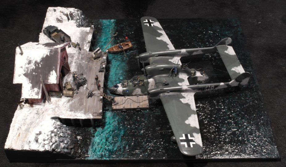 BV138 seaplane refueling at a North Norwegian fishing community 1944 Small 16