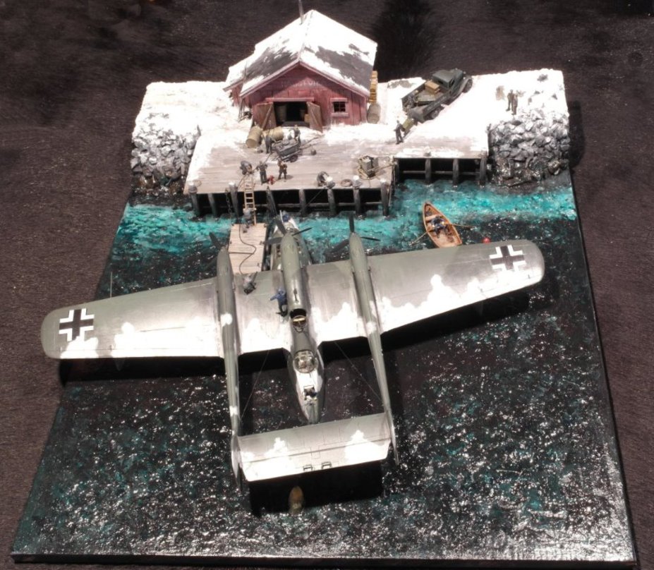BV138 seaplane refueling at a North Norwegian fishing community 1944 Small 17