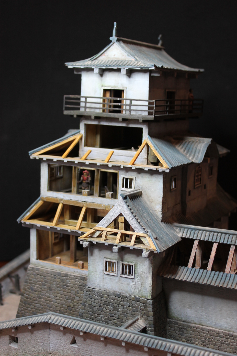 Kakegawa castle. 1600. Scale 1/72. Small 7