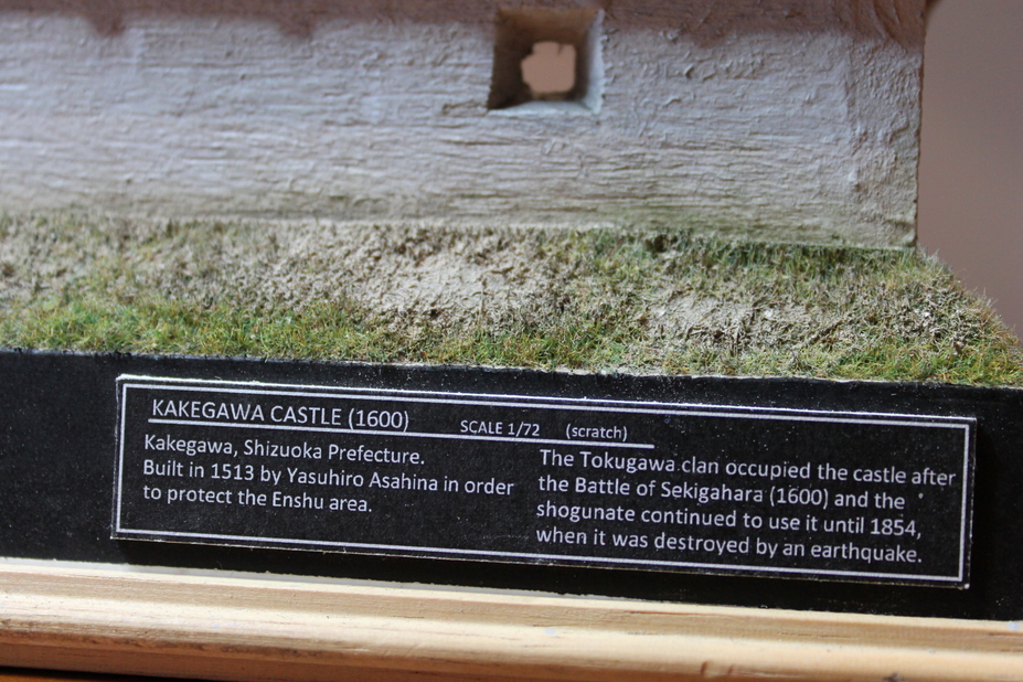 Kakegawa castle. 1600. Scale 1/72. Small 8
