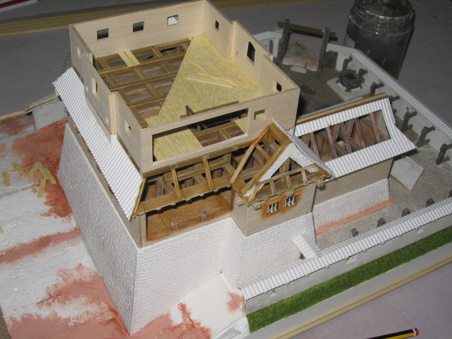 Kakegawa castle. 1600. Scale 1/72. Small 17