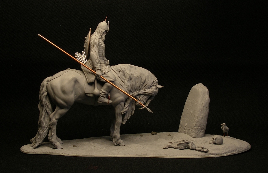 Knight at the Crossroads, 75 mm. Small 2