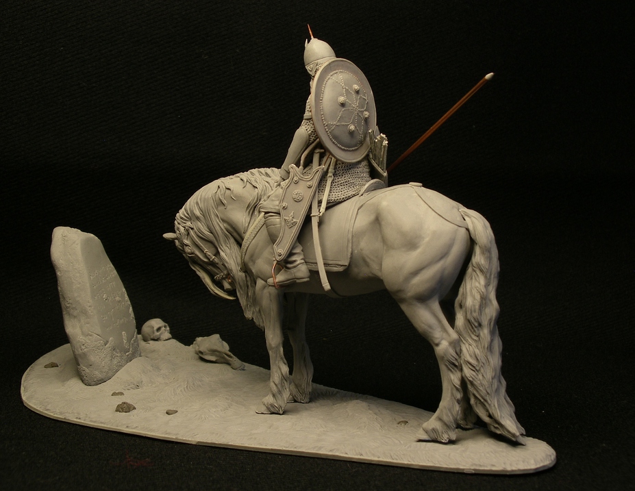 Knight at the Crossroads, 75 mm. Small 4