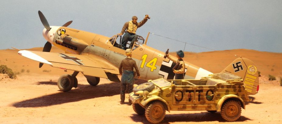 Hans Joachim Marseille and his "Yellow 14"