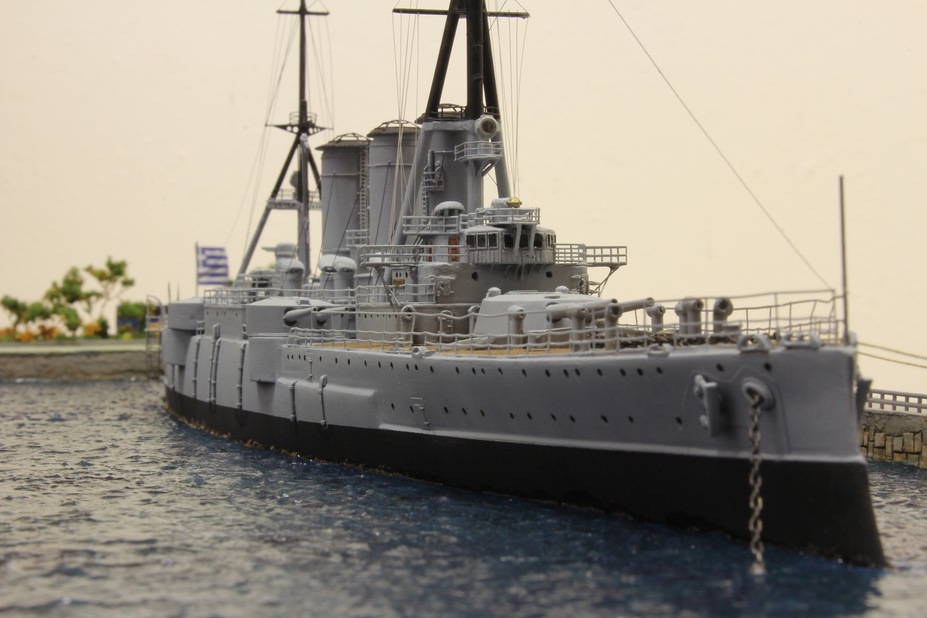 GEORGIOS AVEROF ARMORED CRUISER AT NAUTICAL PARK MUSEUM