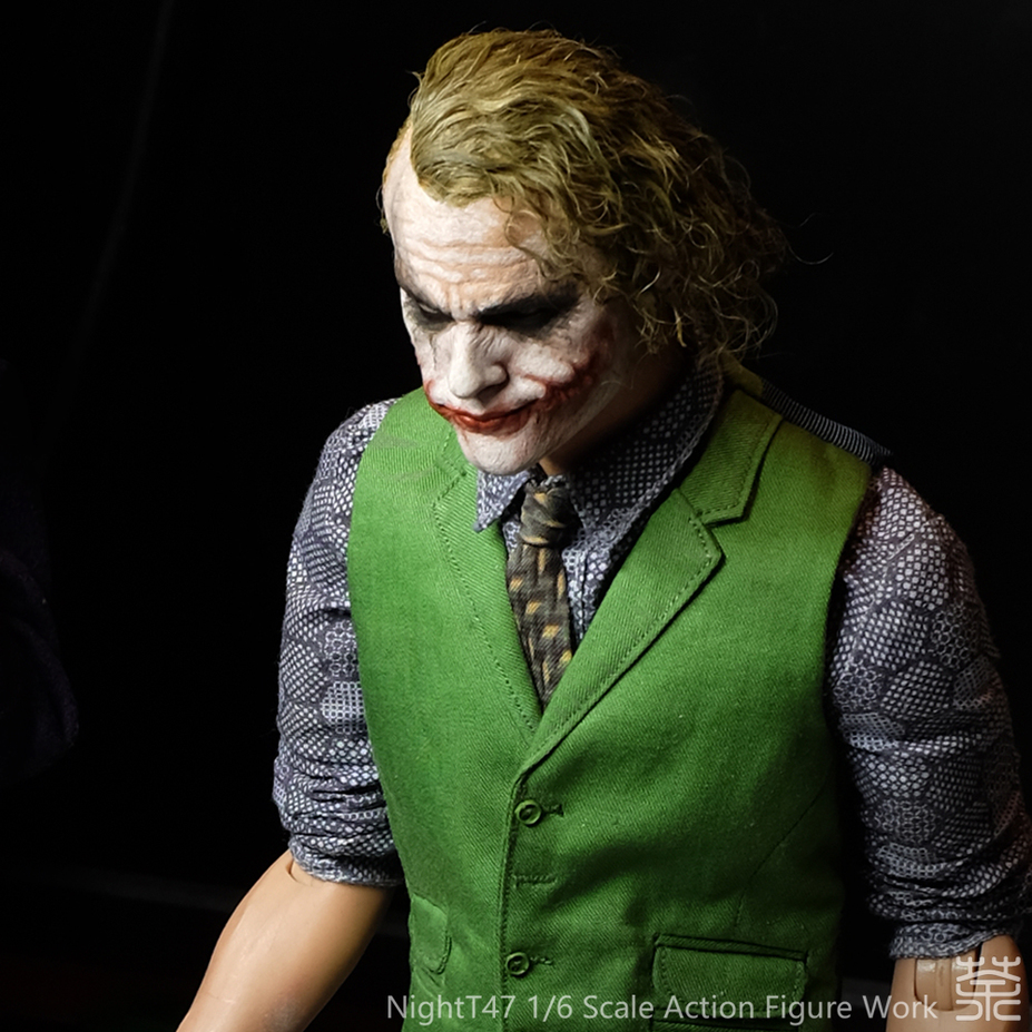 Heath Ledger Joker 1/6 headsculpt repaint & rehair work