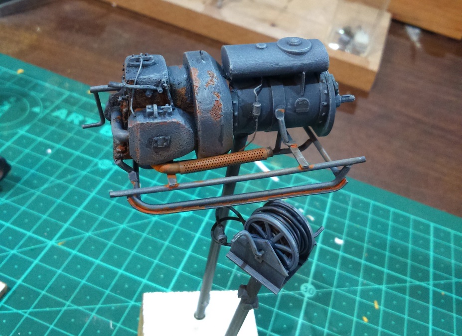 Scratch building a German WWII field generator