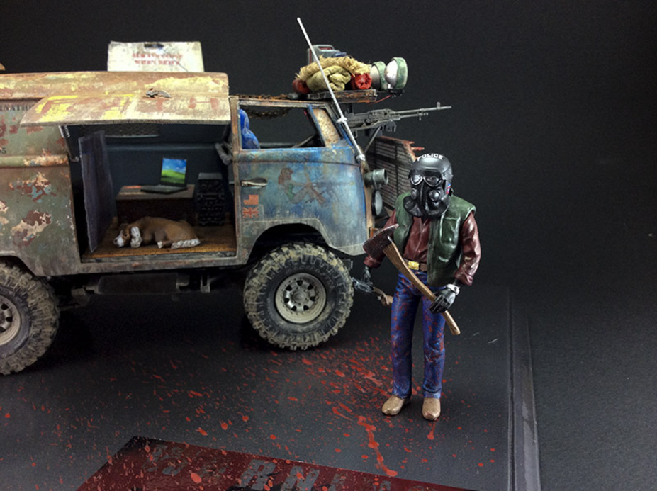 1/24 Volkswagen Van - Zombie Extermination Machine. Small 3