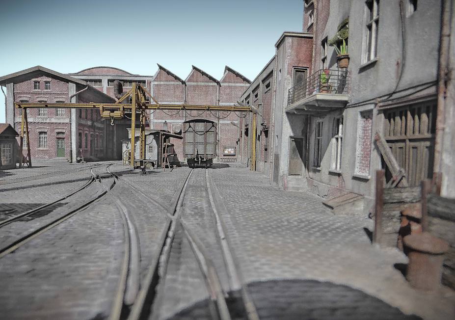 Rail yard. Madrid, year 1969-1970. Small 3