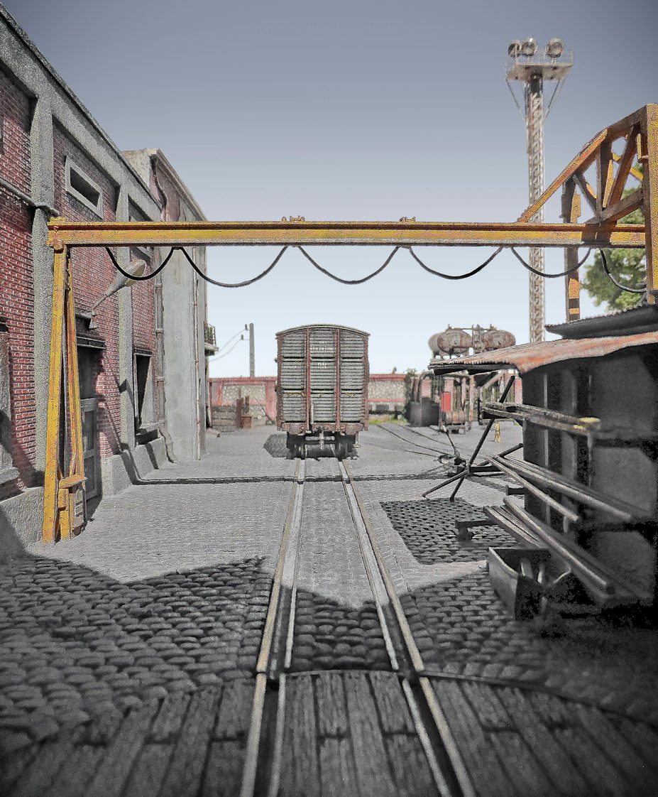 Rail yard. Madrid, year 1969-1970. Small 8