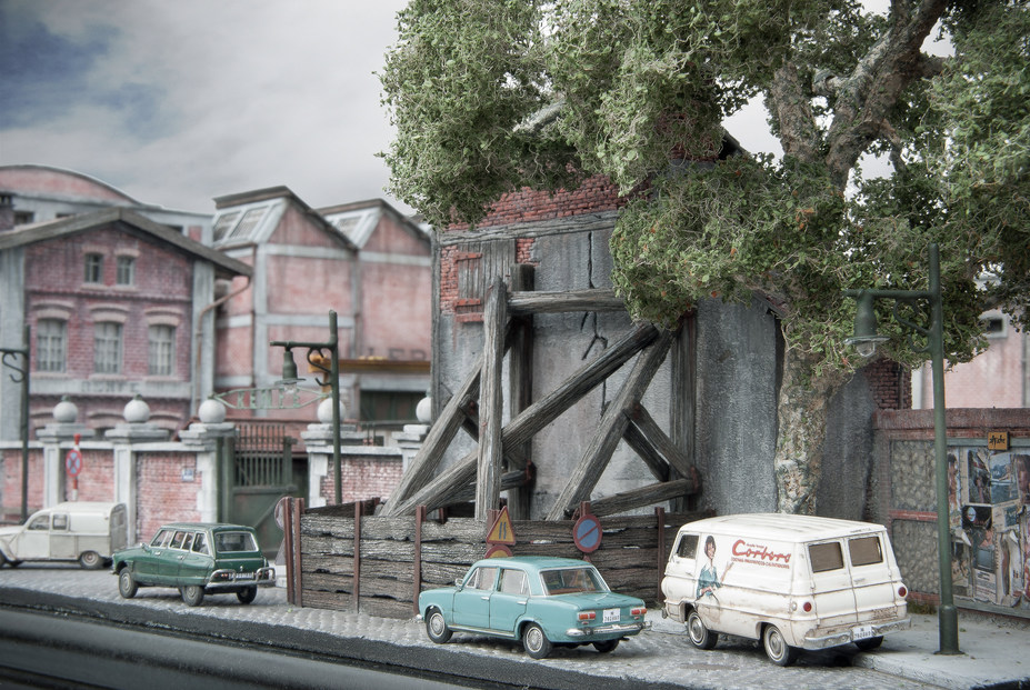Rail yard. Madrid, year 1969-1970. Small 17