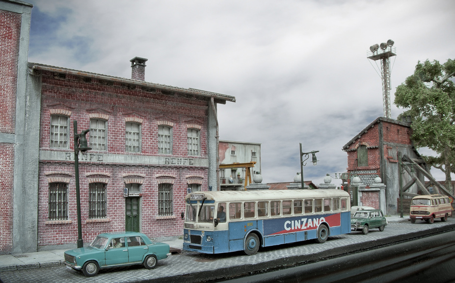 Rail yard. Madrid, year 1969-1970. Small 19