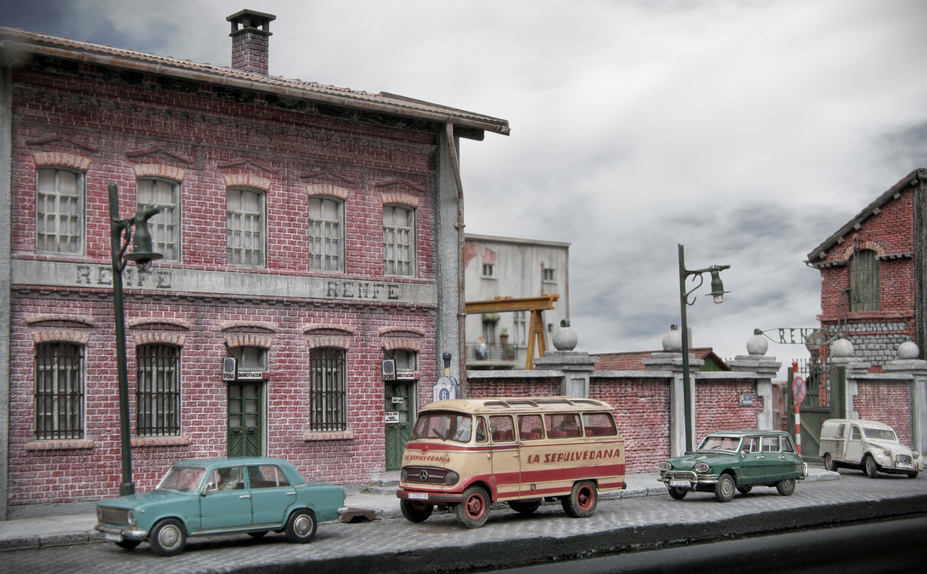 Rail yard. Madrid, year 1969-1970. Small 20